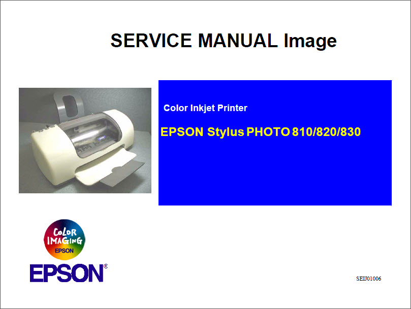 EPSON 830_820_810 Service Manual-1